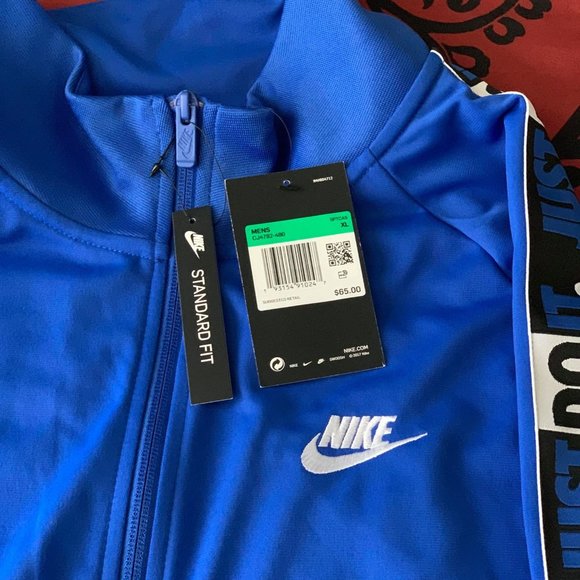 nike tape jacket